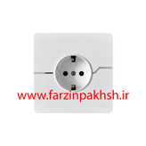 کلید و پریز توکار ویرا مدل T2 سفید