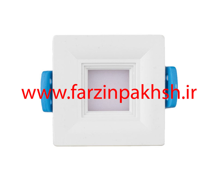 چراغ چشمی توکار 3 وات مربعی پرتو نور توس