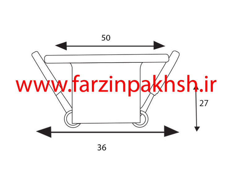 چراغ چشمی توکار 3 وات مربعی پرتو نور توس