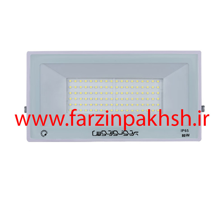 پروژکتور رنگی 80 وات پرتو نور توس مدل هامون