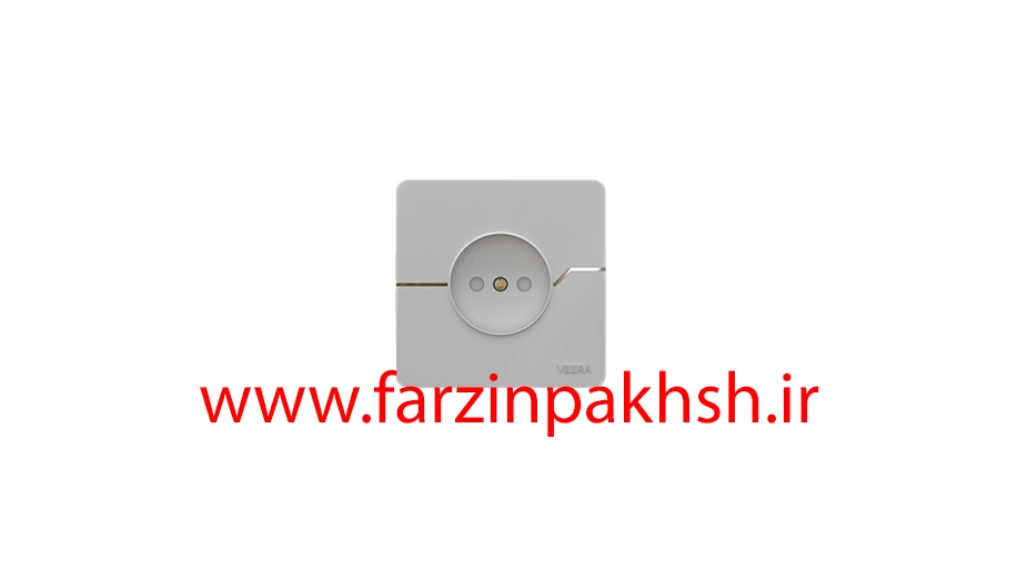 کلید و پریز توکار ویرا مدل T2 سفید
