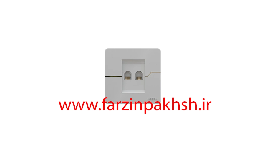 کلید و پریز توکار ویرا مدل T2 سفید