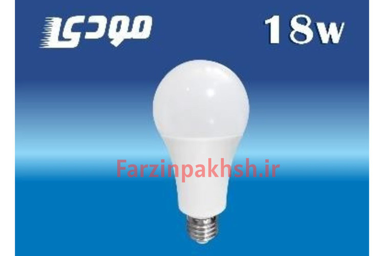 لامپ حبابی 18 وات مودی پایه E27 مدل 1218