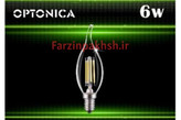 لامپ ادیسونی(فیلامنتی) 6 وات اپتونیکا مدل 1406-TURN UP