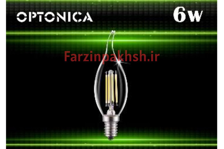 لامپ ادیسونی(فیلامنتی) 6 وات اپتونیکا مدل 1406-TURN UP