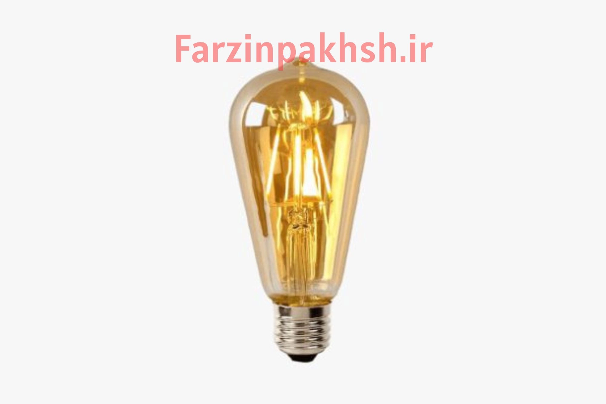 لامپ ادیسونی(فیلامنتی) 6 وات اپتونیکا مدل AMBER-T64-1406