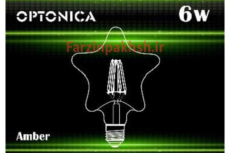 لامپ ادیسونی(فیلامنتی) 6 وات اپتونیکا مدل ZS95-1406