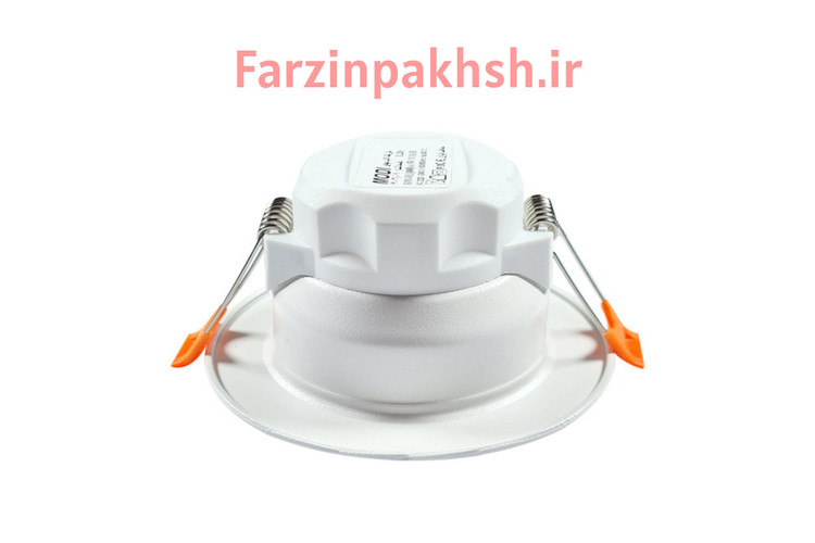 چراغ پنلی SMD توکار گرد دور نقره ای 20 وات مودی مدل 4820R