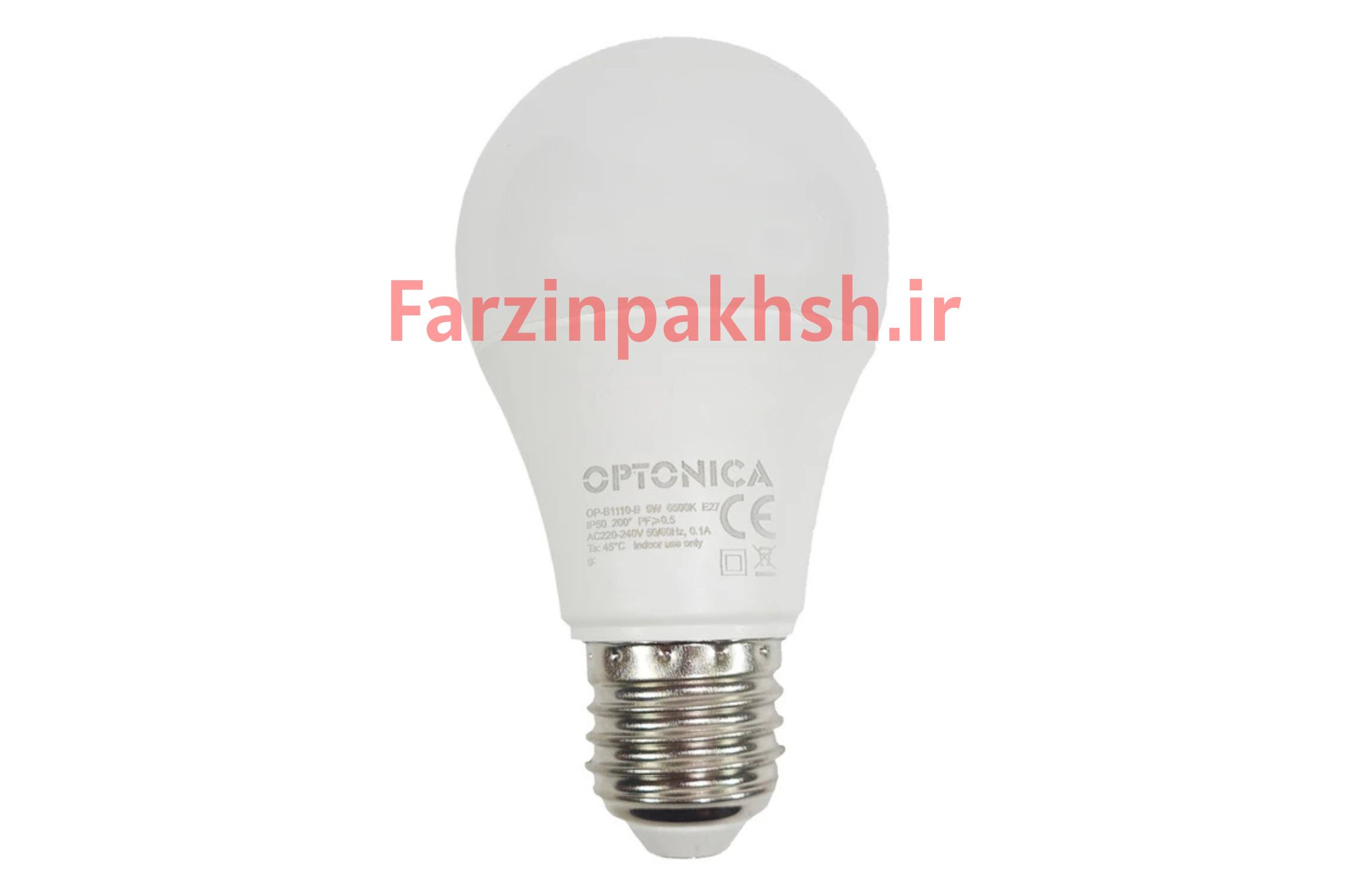 لامپ حبابی 15 وات اپتونیکا پایه E27 مدل OP1215