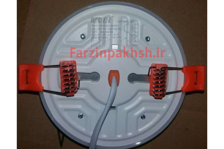 چراغ پنلی فول لایت فنر متحرک SMD توکار گرد 10 وات مودی مدل 1710R