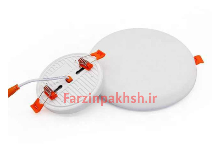 چراغ پنلی فول لایت فنر متحرک SMD توکار گرد 36 وات مودی مدل 1736R