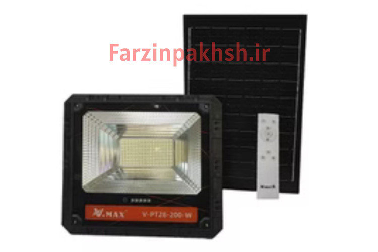 پروژکتور خورشیدی 200 وات ویمکس مدل V-PT28-200-W (IR-77200)