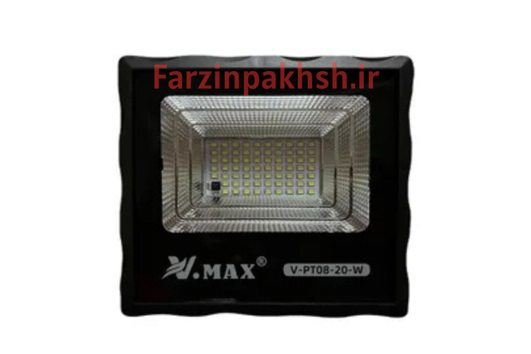 پروژکتور خورشیدی 20 وات ویمکس مدل V-PT08-20-W (IR-7220)