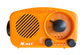 رادیو و پاور بانک خورشیدی چراغ دار ویمکس مدل V-FM898-01