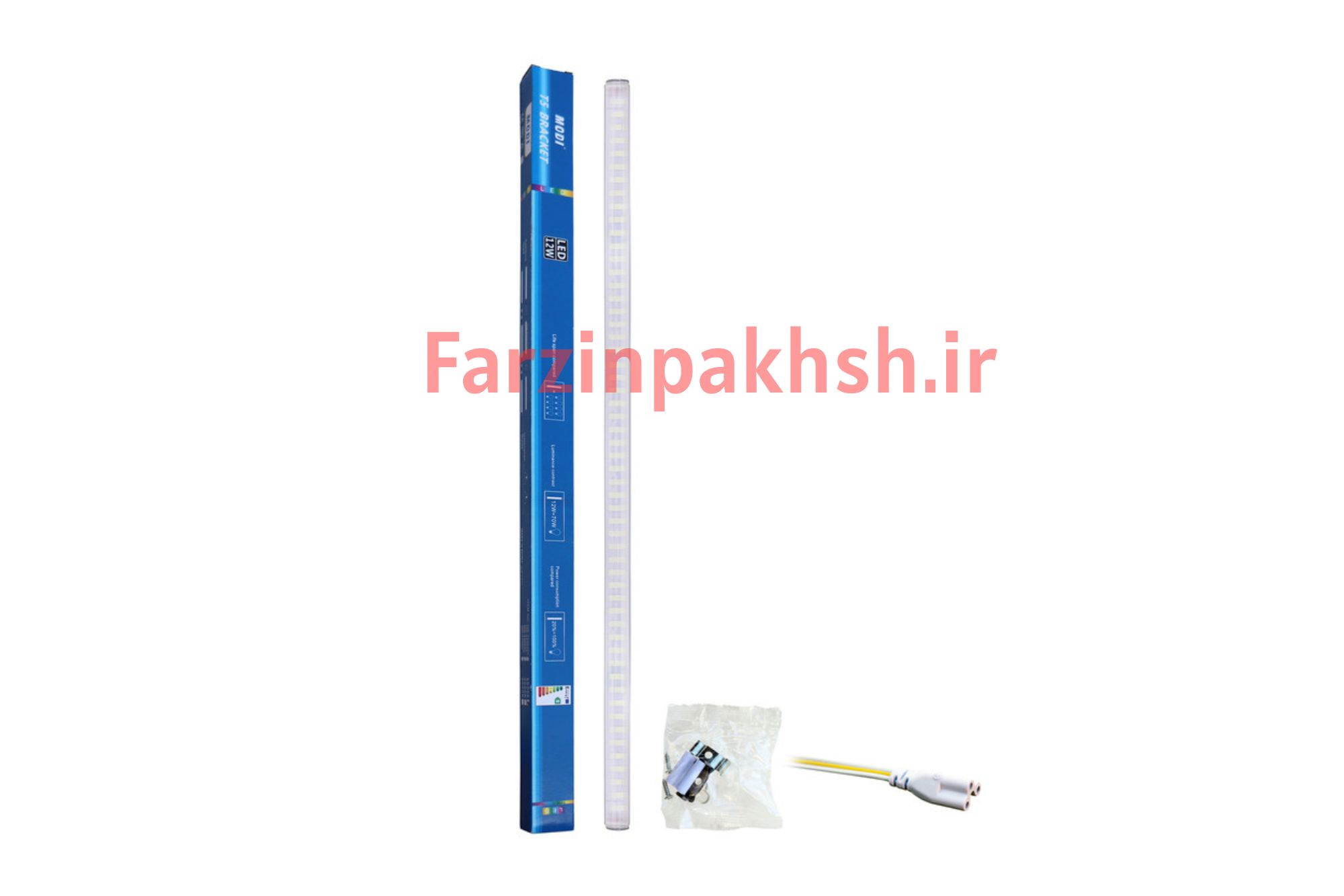 چراغ خطی (T5) 12 وات بدنه آلومینیومی مودی مدل IR-MD3112-A