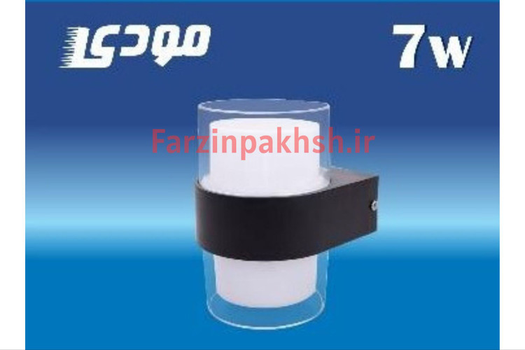 چراغ دکوراتیو فانتزی استوانه ای 7 وات مودی مدل IR-MD6407-G