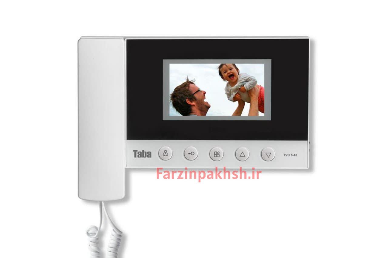مانیتور آیفون تصویری 4.3 اینچ بدون حافظه‌ تابا مدل TVD-5-43