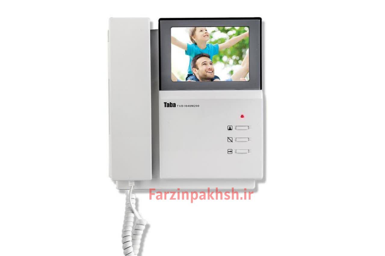 مانیتور آیفون تصویری 4.3 اینچ حافظه‌دار تابا مدل TVD-1040