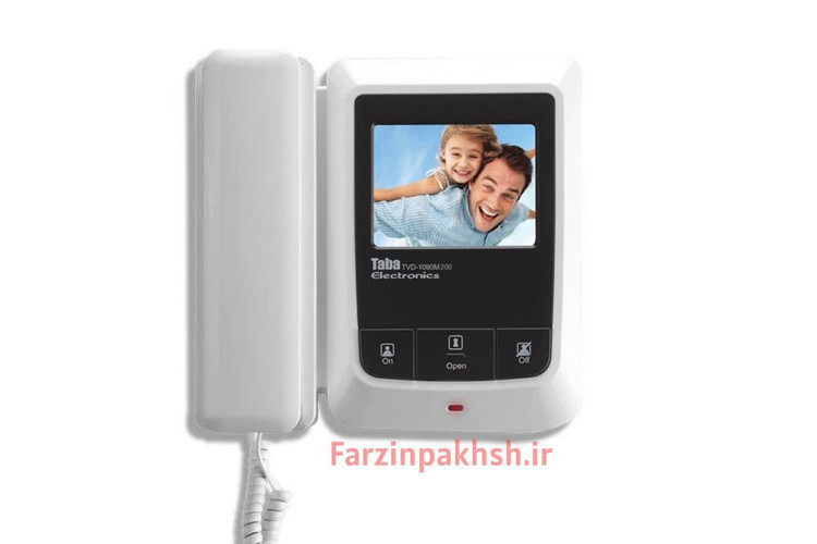 مانیتور آیفون تصویری 4.3 اینچ حافظهدار تابا مدل TVD-1090
