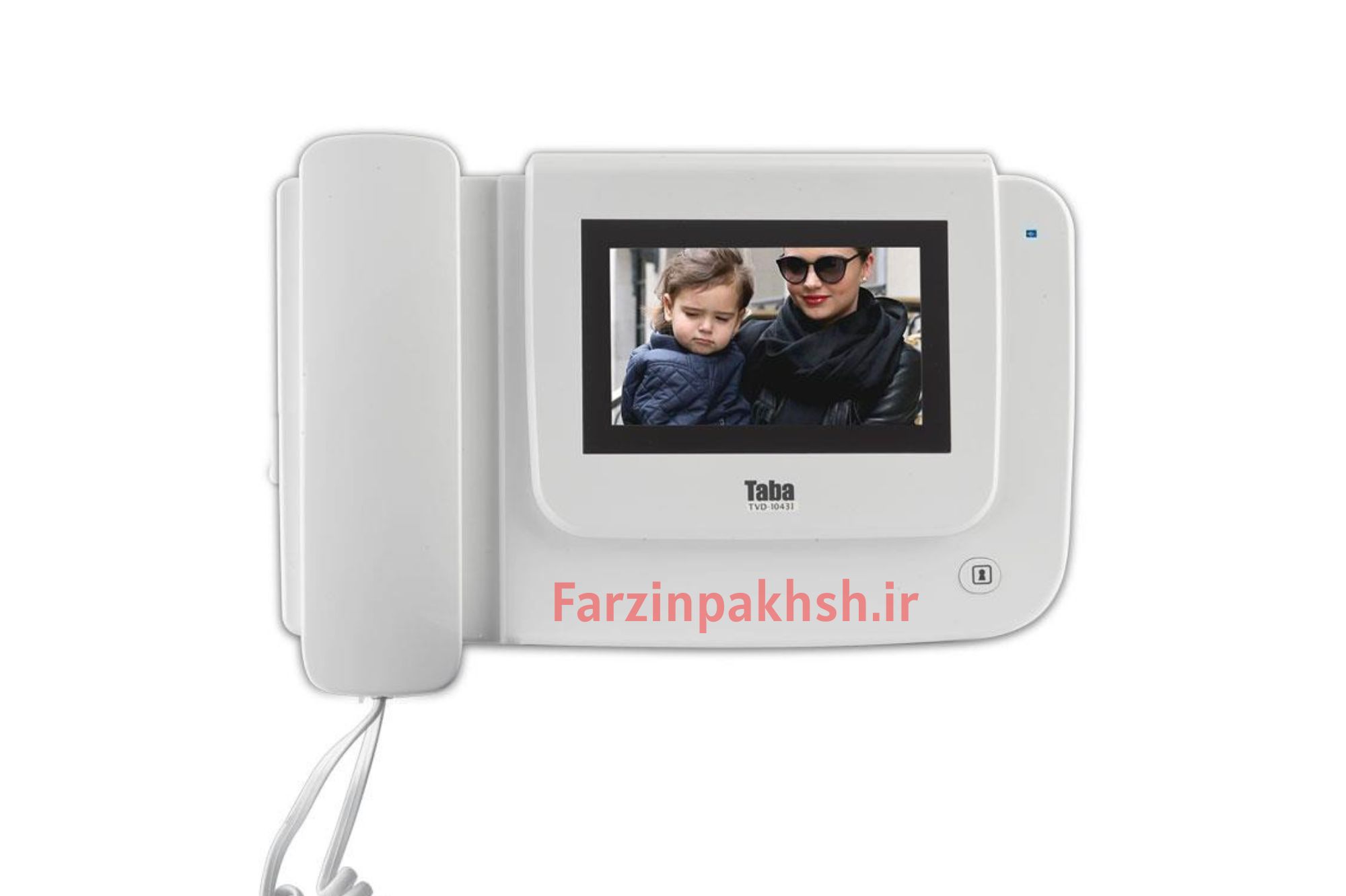 مانیتور آیفون تصویری 4.3 اینچ حافظه‌دار تابا مدل TVD-1043