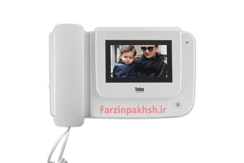 مانیتور آیفون تصویری 4.3 اینچ حافظهدار تابا مدل TVD-1043