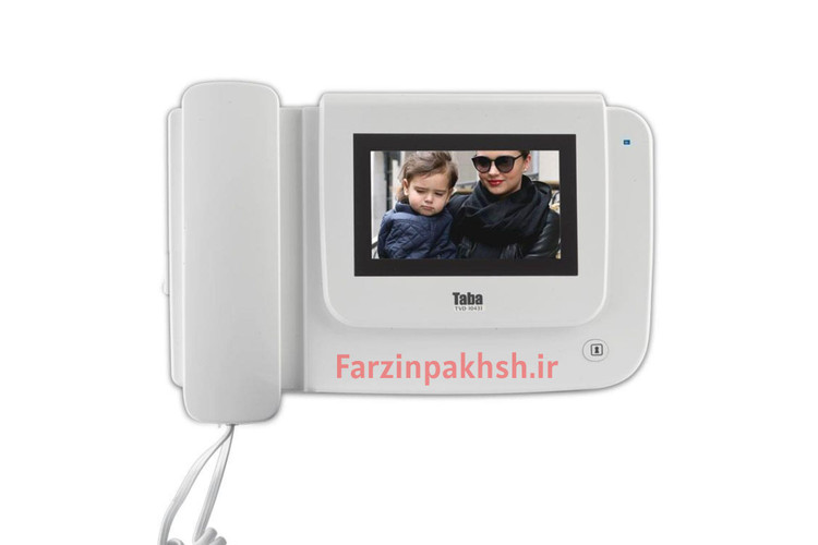 مانیتور آیفون تصویری 4.3 اینچ حافظهدار تابا مدل TVD-1043