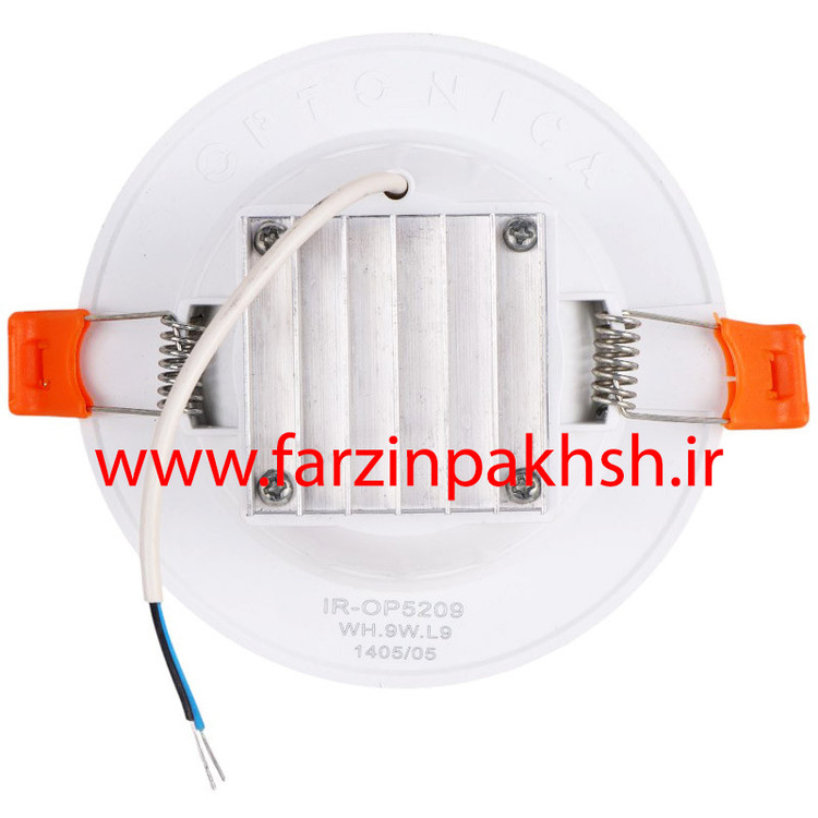چراغ پنلی SMD توکار گرد 9 وات اپتونیکا مدل 5209R