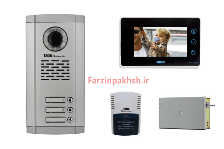 پکیج کامل آیفون تصویری تابا مدل ۲۰۷۰ ( ۱ تا ۱۴ واحدی)