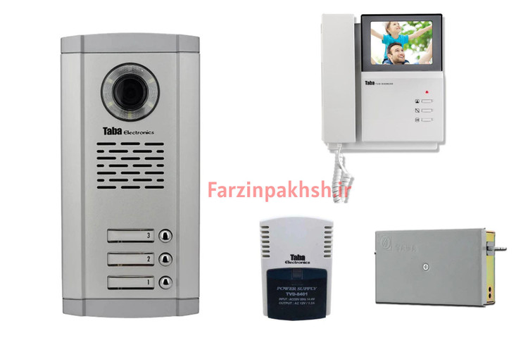 پکیج کامل آیفون تصویری تابا مدل 1040 ( ۱ تا ۱۴ واحدی)