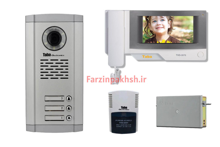 پکیج کامل آیفون تصویری تابا مدل ۳۰۷۰ ( ۱ تا ۱۴ واحدی)