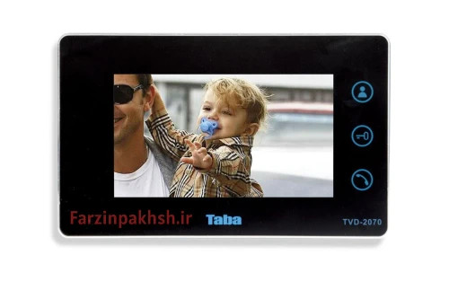 پکیج کامل آیفون تصویری تابا مدل 2070 با پنل کارتخوان ( ۱ تا ۱۴ واحدی)