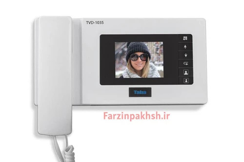 پکیج کامل آیفون تصویری تابا مدل 1035 با پنل کارتخوان ( ۱ تا ۱۴ واحدی)