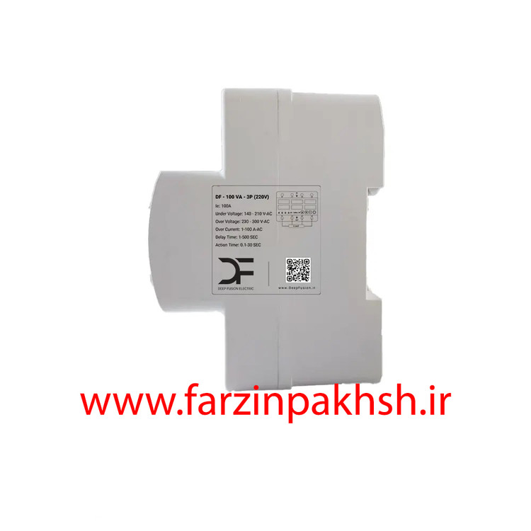 محافظ سه فاز ولتاژ و جریان 100 آمپری برند دیپ فیوژن 380V