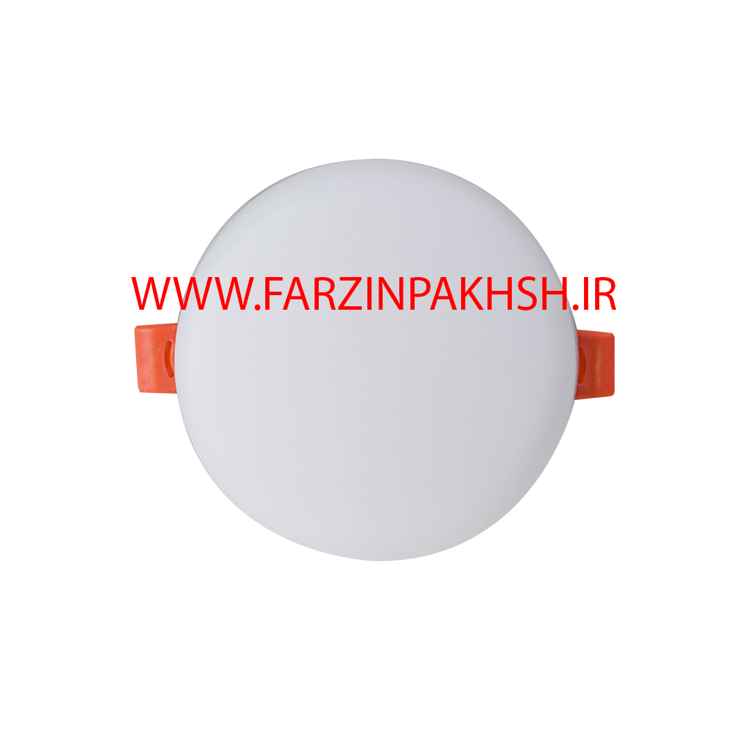 چراغ پنلی فول لایت فنر متحرک SMD توکار 10 وات دایره شاه چراغ پارسیان مدل شهراد