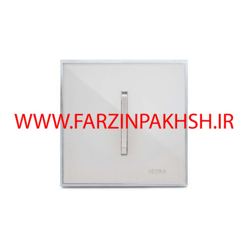 کلید و پریز توکار ویرا مدل شهاب سفید زه استیل