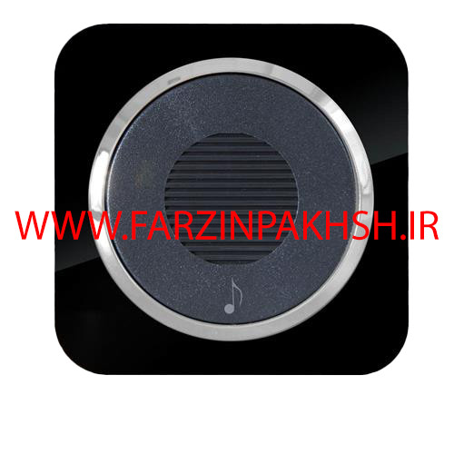 کلید و پریز توکار دلند مدل آدا مشکی زه نقره ای