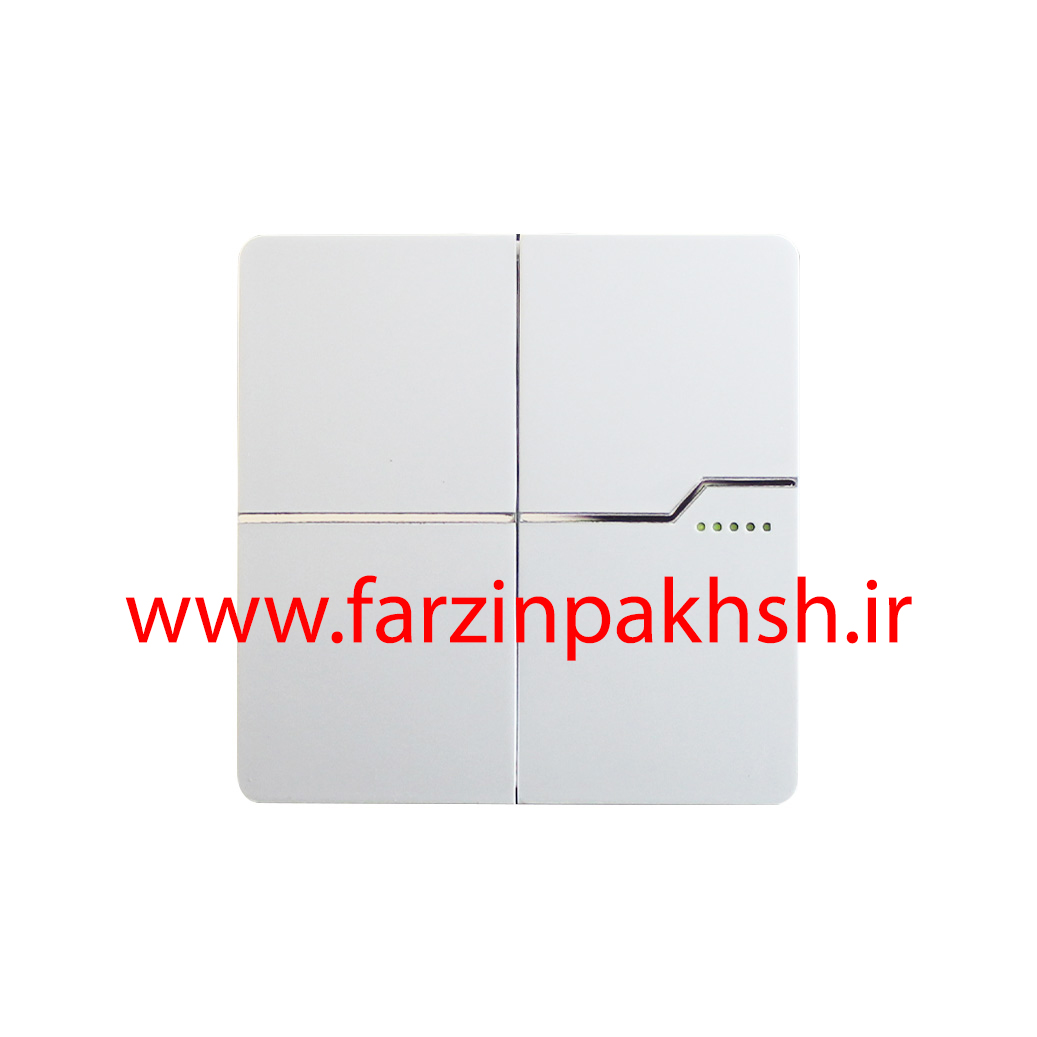 کلید و پریز توکار ویرا مدل T2 سفید