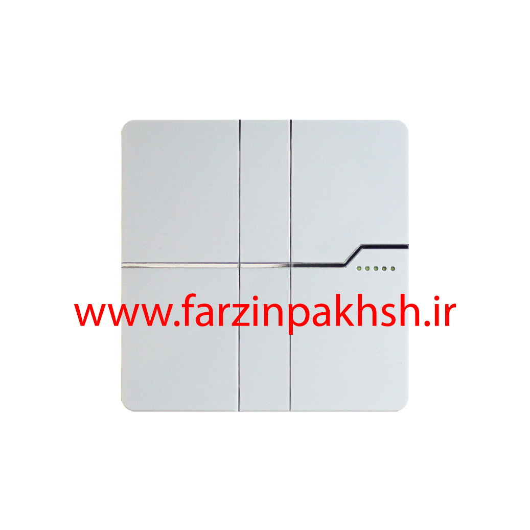 کلید و پریز توکار ویرا مدل T2 سفید