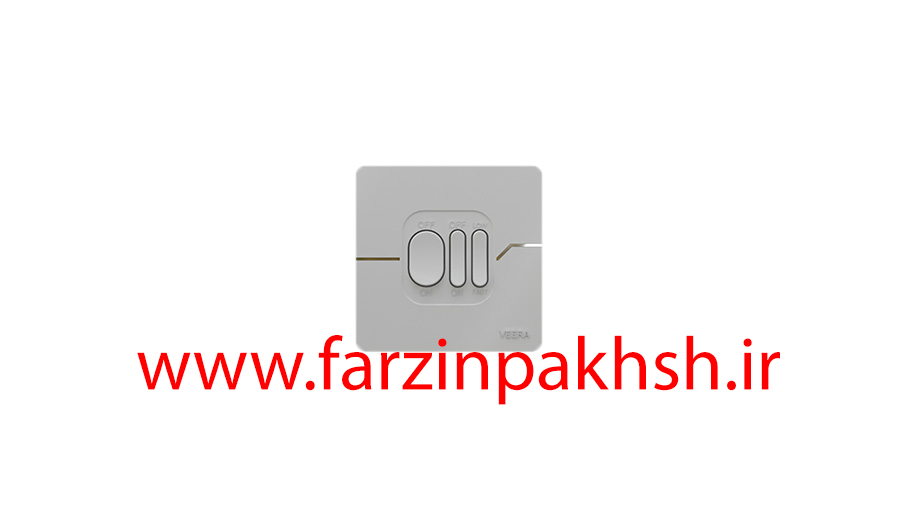 کلید و پریز توکار ویرا مدل T2 سفید