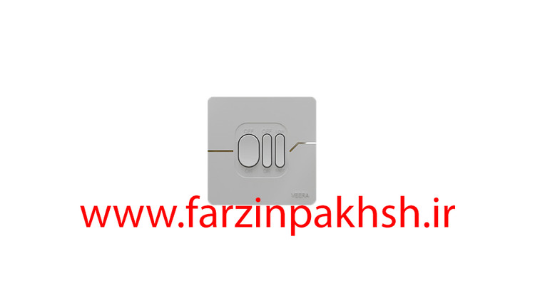 کلید و پریز توکار ویرا مدل T2 سفید