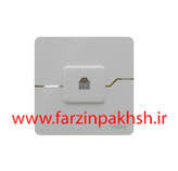 پریز تک سوکت تلفن (دوخط) توکار ویرا مدل T2 نوک مدادی