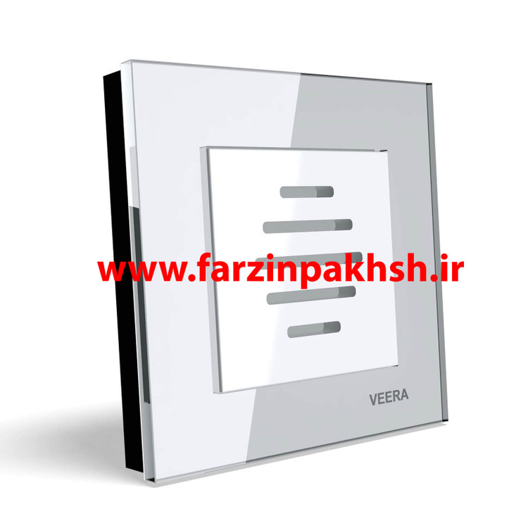 پریز زنگ دینگ دانگ توکار ویرا مدل کریستال سفید