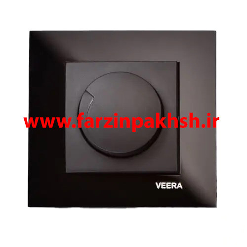 کلید دیمر توکار ویرا مدل کریستال مشکی