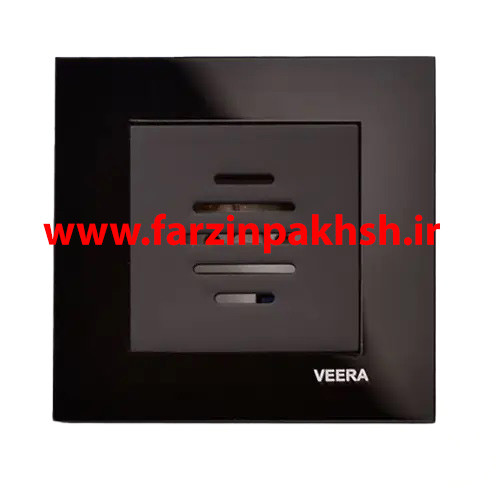 پریز زنگ ملودی توکار ویرا مدل کریستال مشکی