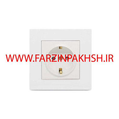 کلید و پریز توکار ویرا مدل ویرا ساده سفید