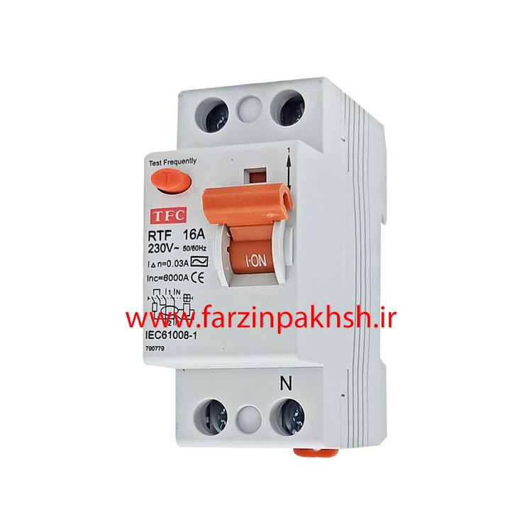 کلید محافظ جان تک فاز 16 آمپر AEG (توس فیوز)