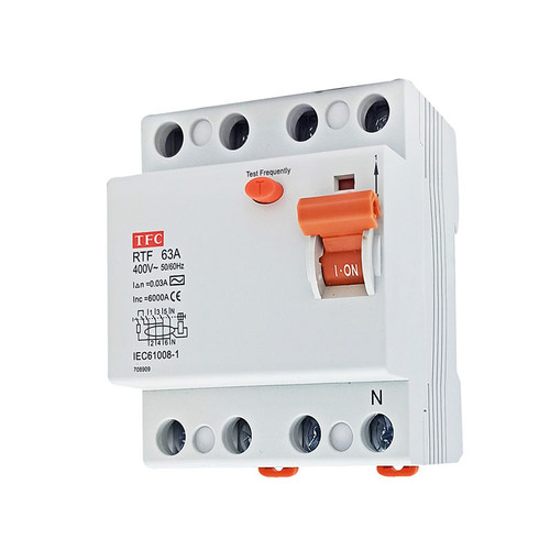 کلید محافظ جان سه فاز 63 آمپر AEG(توس فیوز)