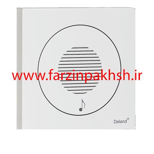 کلید و پریز توکار سفید دلند مدل آوا