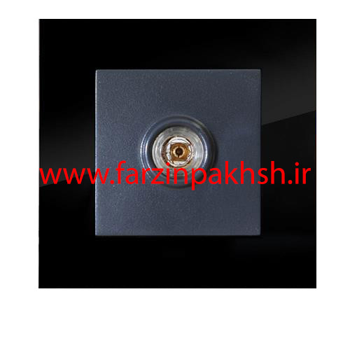 کلید و پریز توکار دلند مدل آسا پلکسی مشکی