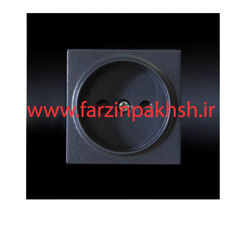 کلید و پریز توکار دلند مدل آسا پلکسی مشکی